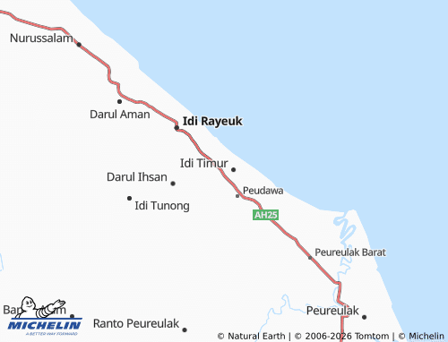 Mapa MICHELIN Seuneubok Barat - ViaMichelin
