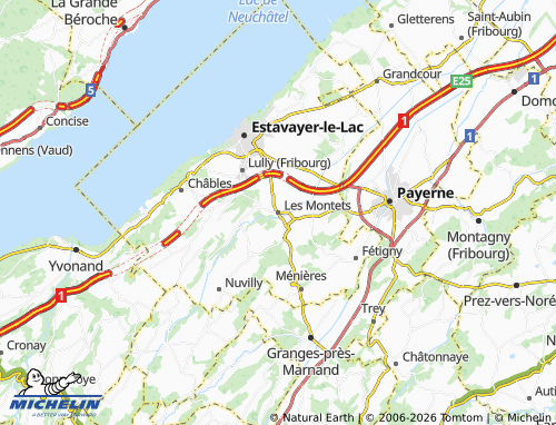 Mapa MICHELIN Les Montets - ViaMichelin