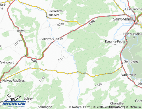 Carte MICHELIN Baudrémont - ViaMichelin