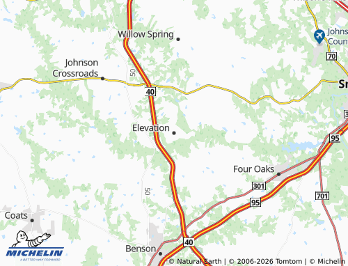 MICHELIN Elevation map - ViaMichelin