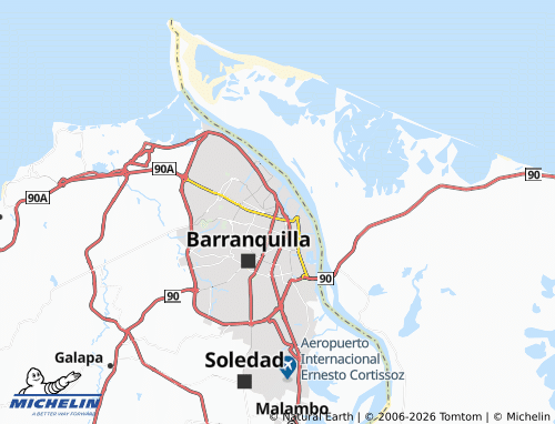 Mappa MICHELIN Abajo - ViaMichelin