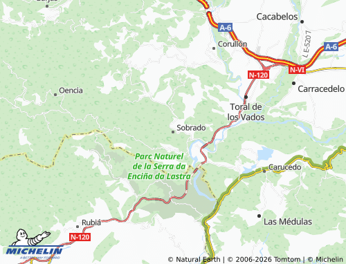 Mappa MICHELIN Sobrado - ViaMichelin