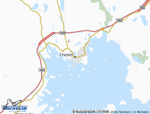 Mapa MICHELIN Chester - ViaMichelin