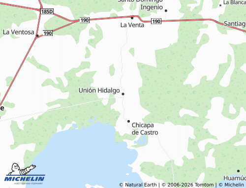 MICHELIN-Landkarte Unión Hidalgo - ViaMichelin