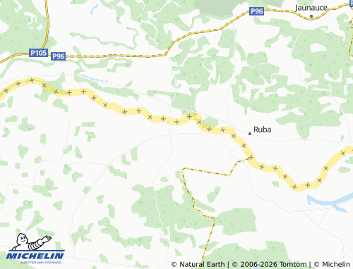 Kaart MICHELIN Laižuva - ViaMichelin
