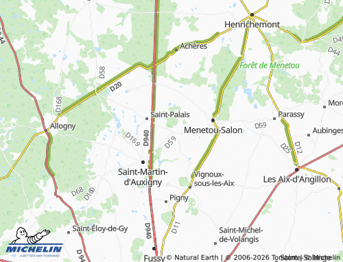 Mapa MICHELIN Quantilly - ViaMichelin