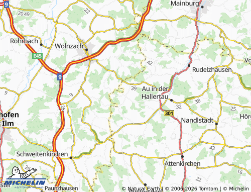MICHELIN Osseltshausen map - ViaMichelin
