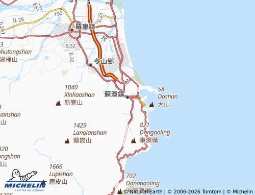 Mapa MICHELIN su ao zhen - ViaMichelin