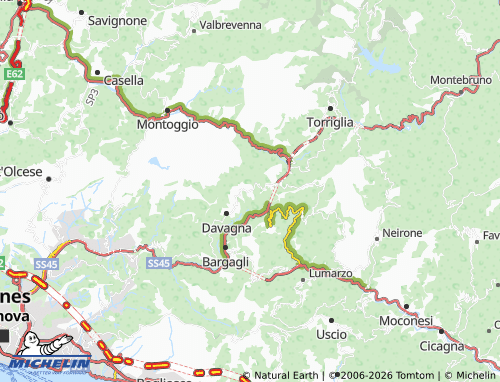 Mapa MICHELIN Moranego - ViaMichelin