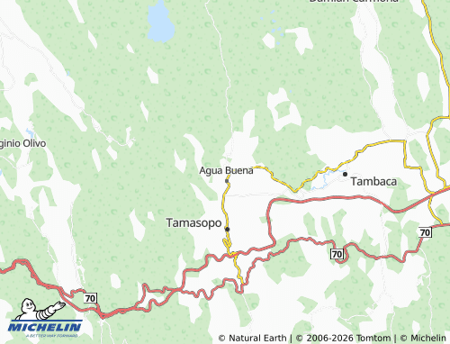 MICHELIN Tranvía map - ViaMichelin