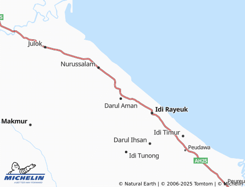 MICHELIN Gampong Baro map - ViaMichelin
