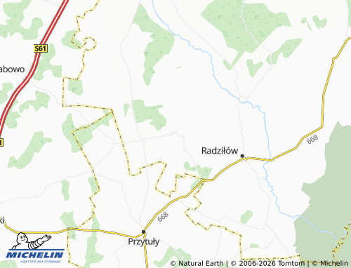 MICHELIN Słucz map - ViaMichelin