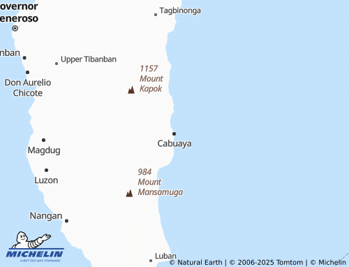 MICHELIN-Landkarte Cabuaya - ViaMichelin