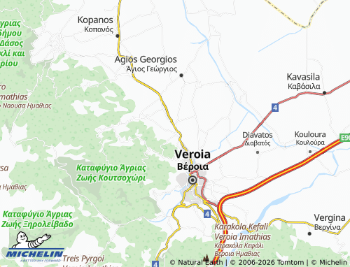 MICHELIN Patris map - ViaMichelin