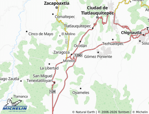 MICHELIN La Presa map - ViaMichelin