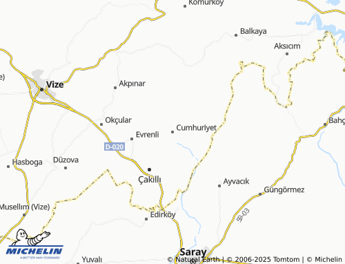 Carte MICHELIN Cumhuriyet - ViaMichelin