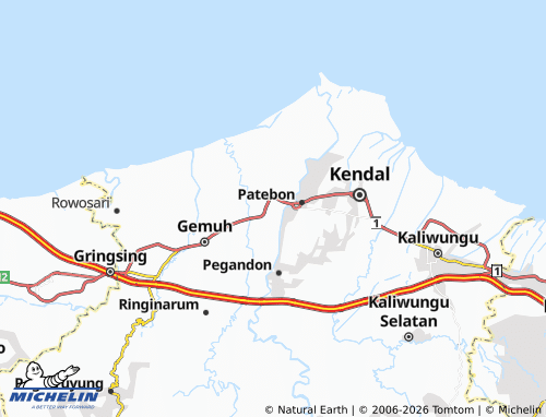 Mapa MICHELIN Karangsuno - ViaMichelin