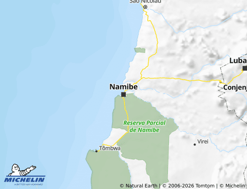 MICHELIN Namibe map - ViaMichelin