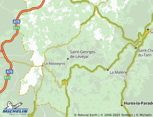 Carte MICHELIN Le Mas Rouch - ViaMichelin