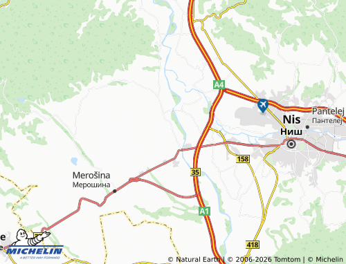Mapa MICHELIN Krušce - ViaMichelin