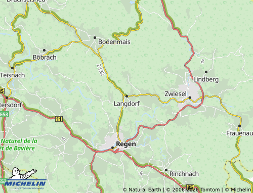 MICHELIN Langdorf map - ViaMichelin