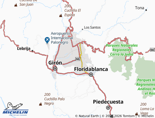 MICHELIN 20 de Julio map - ViaMichelin