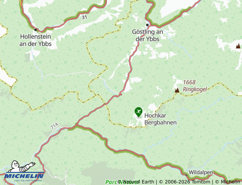 MICHELIN Lassing map - ViaMichelin