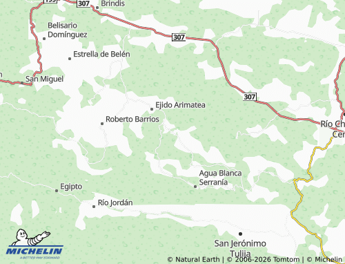 MICHELIN Nueva Galilea map - ViaMichelin