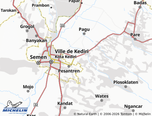 Carte MICHELIN Kranggan - ViaMichelin