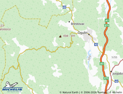 Mapa MICHELIN Bjelsko - ViaMichelin