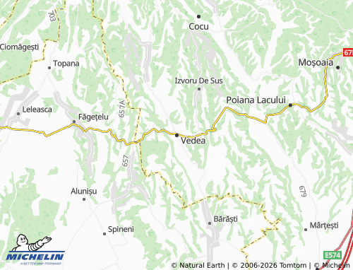Carte MICHELIN Vedea - ViaMichelin