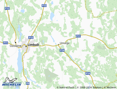Mapa MICHELIN Umurgas pagasts - ViaMichelin