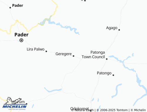 MICHELIN Geregere map - ViaMichelin