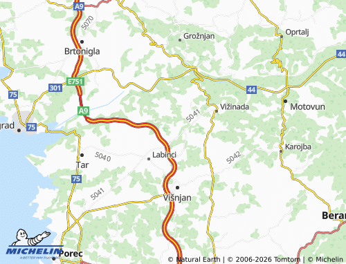 MICHELIN-Landkarte Baldaši - ViaMichelin