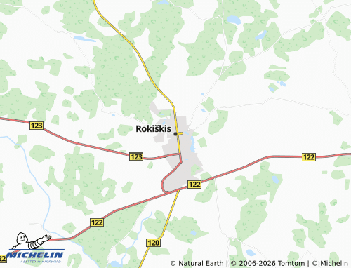 Mappa MICHELIN Rokiškis - ViaMichelin