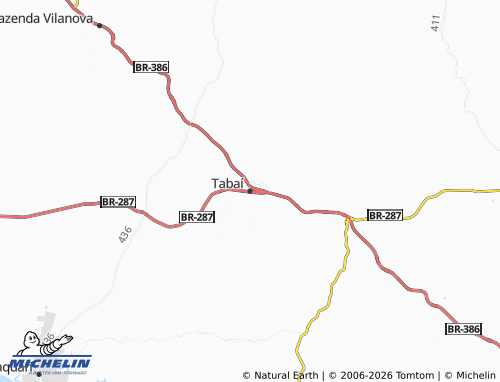 Carte MICHELIN Tabaí - ViaMichelin