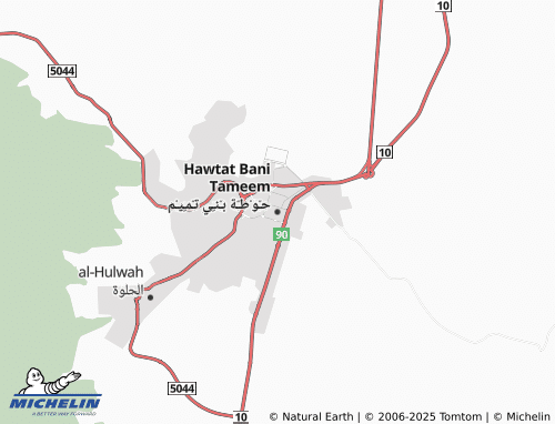 MICHELIN-Landkarte Hawtat Bani Tameem - ViaMichelin