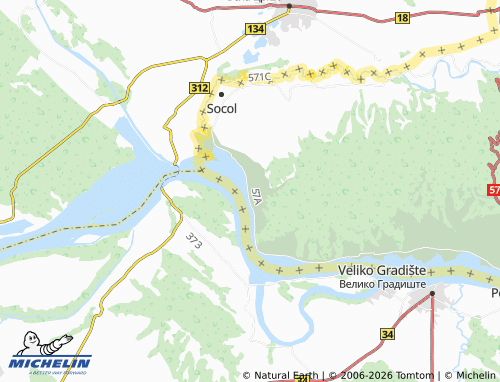 MICHELIN Baziaș map - ViaMichelin