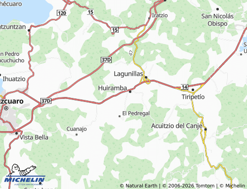 MICHELIN El Llanito map - ViaMichelin