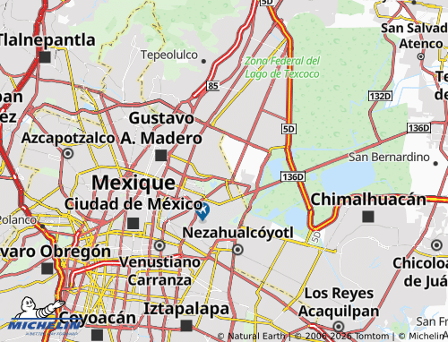 Mapa MICHELIN Malvinas Mexicanas - ViaMichelin