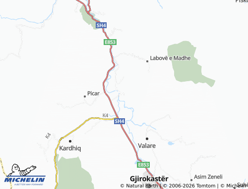 MICHELIN Andon Poçi map - ViaMichelin