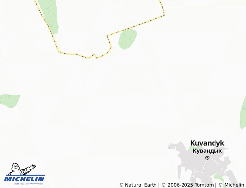 MICHELIN Novosamarsk map - ViaMichelin