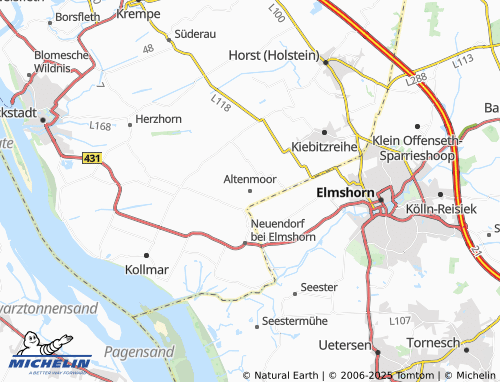MICHELIN-Landkarte Altenmoor - ViaMichelin