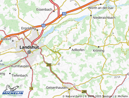 Mapa MICHELIN Wölflkofen - ViaMichelin
