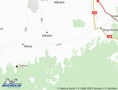 MICHELIN Mărgineni map - ViaMichelin