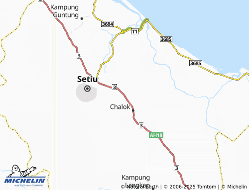 MICHELIN Kampung Pak Kancil map - ViaMichelin