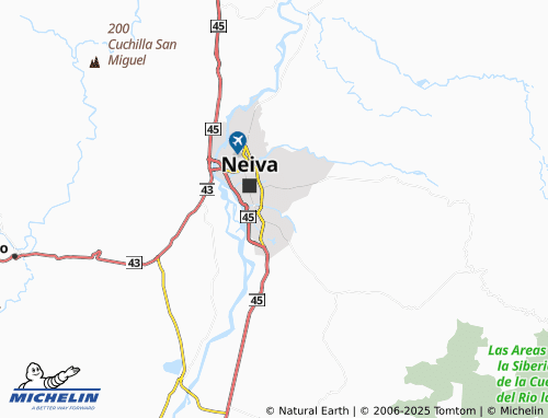 MICHELIN Sector Galán map - ViaMichelin