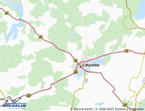MICHELIN Kołdowo map - ViaMichelin