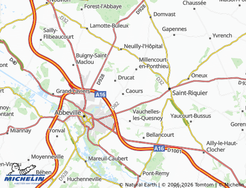 MICHELIN-Landkarte Caours - ViaMichelin