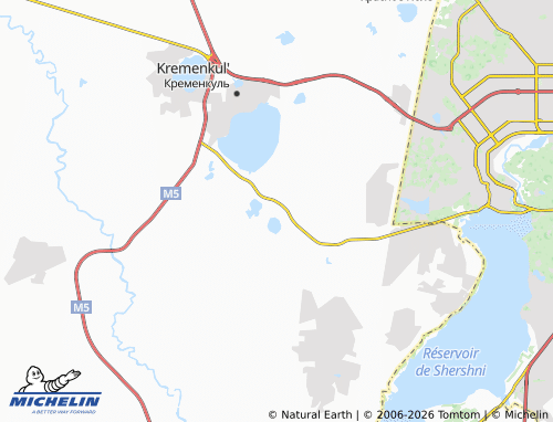 MICHELIN-Landkarte Mysy SNT - ViaMichelin